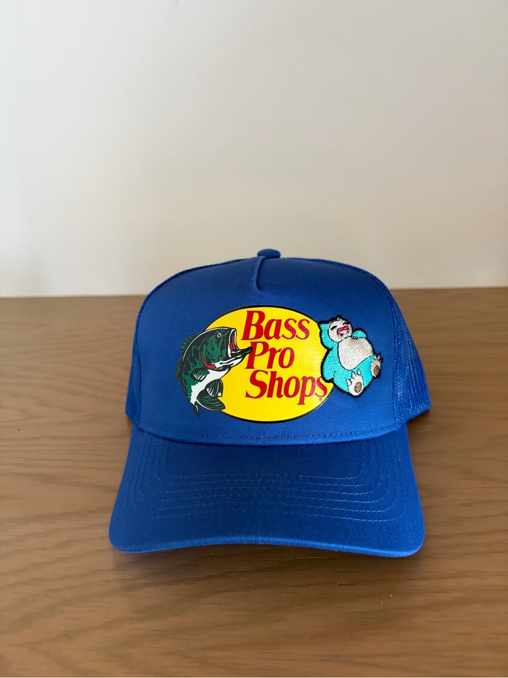 Bass Pro Shops Blue Cap with Custom Embroidered Pokémon Character